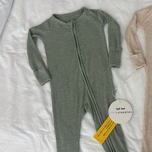 Little Sleepies Ribbed Zippy